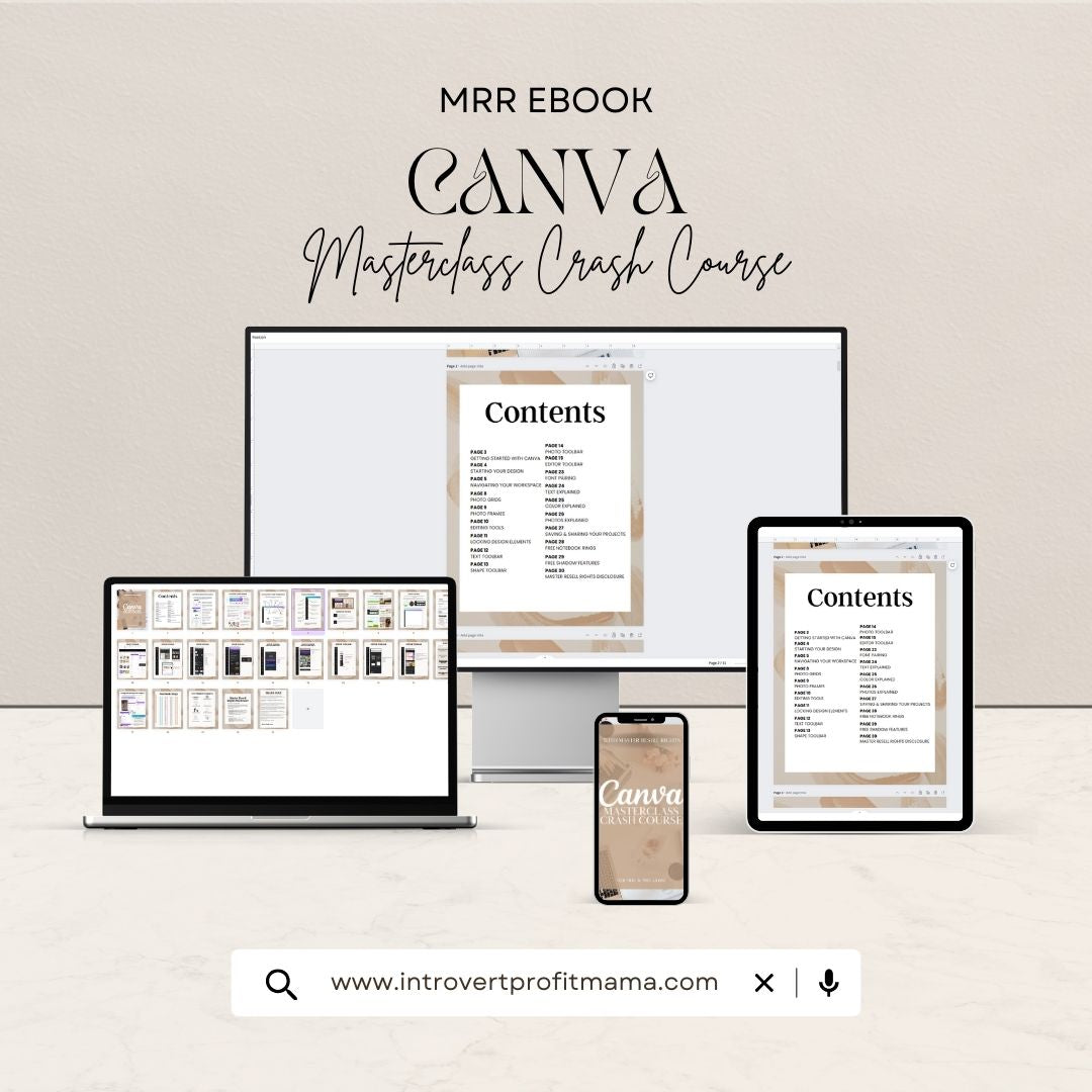 Canva Masterclass Crash Course with MRR