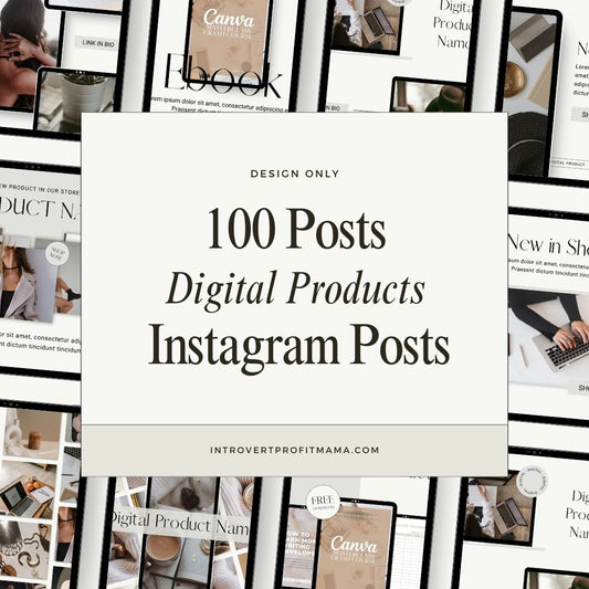 100 Digital Products | Instagram Posts